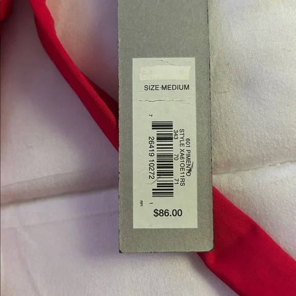 Stylish Red One Piece Swimsuit - Picture 2 of 4